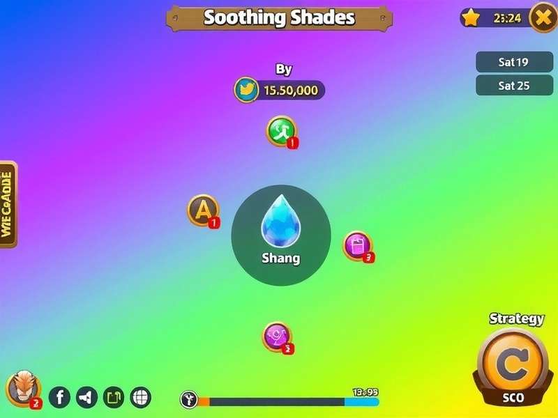 Soothing Shades Game Interface